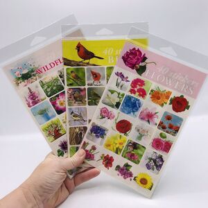 720 Stickers For Student Rewards Scrapbooking Homeschool Stickers Birds Flowers